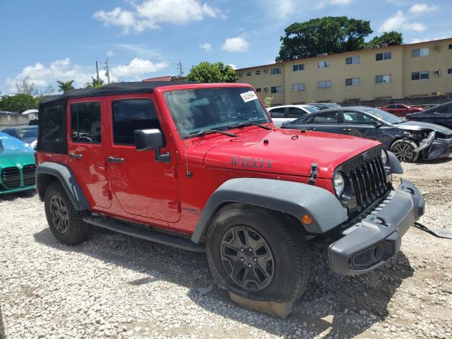  JEEP WRANGLER 2016 Красный