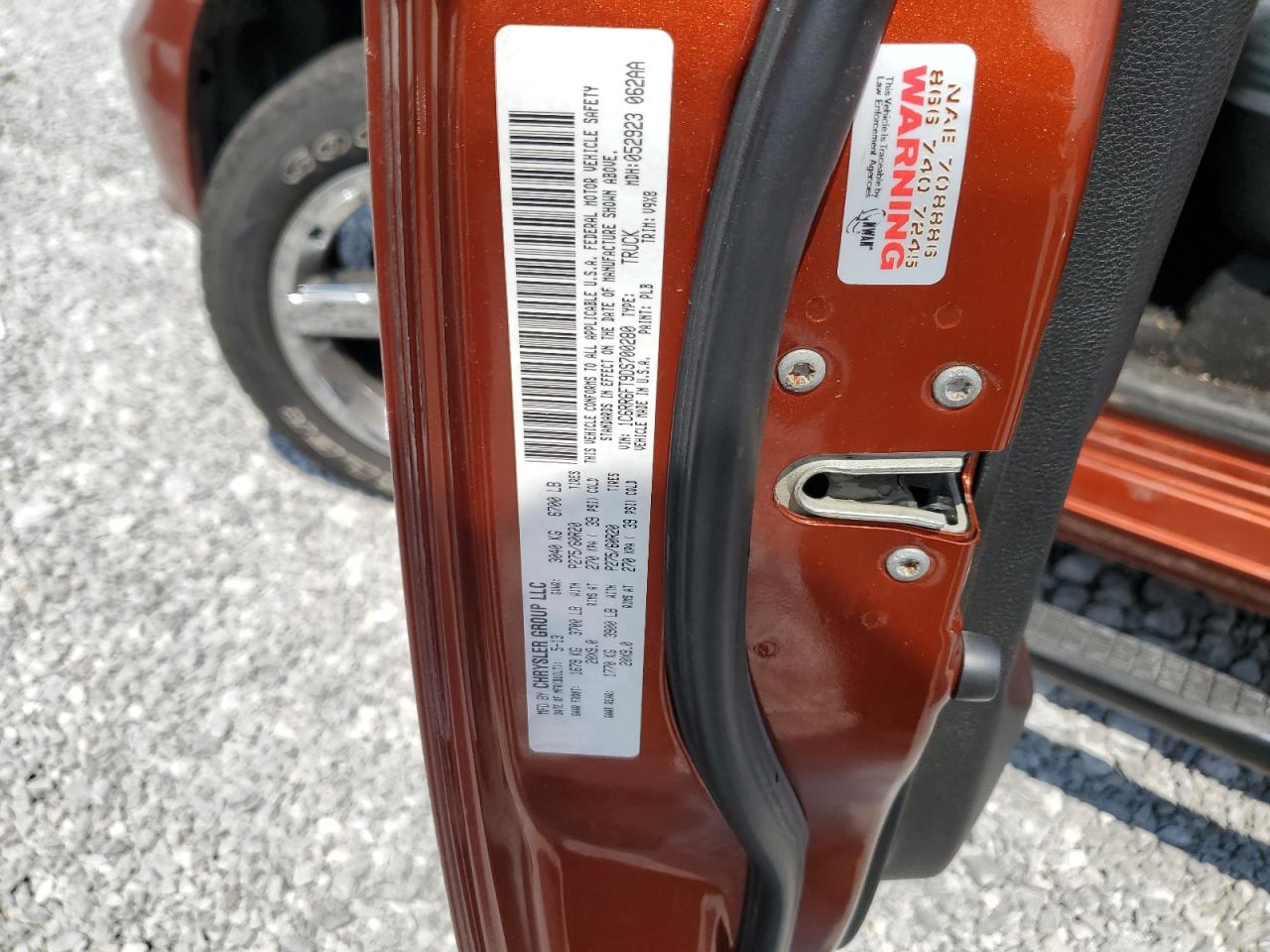 2013 Ram 1500 St VIN: 1C6RR6FT9DS700280 Lot: 60767834