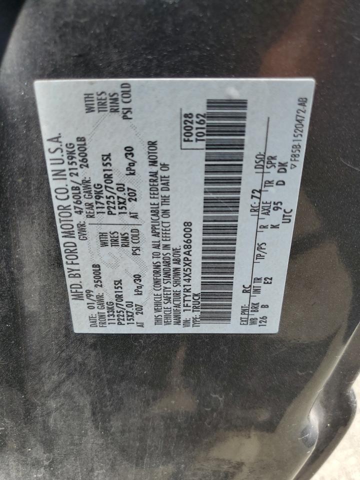 1999 Ford Ranger Super Cab VIN: 1FTYR14X5XPA86008 Lot: 64317014