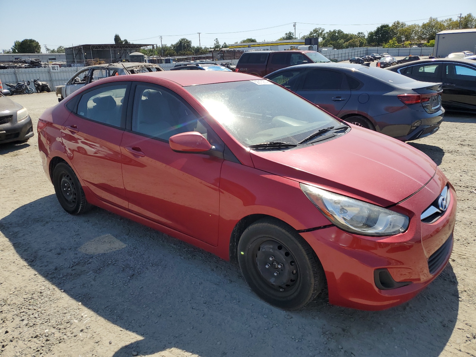 2012 Hyundai Accent Gls vin: KMHCT4AE7CU231783