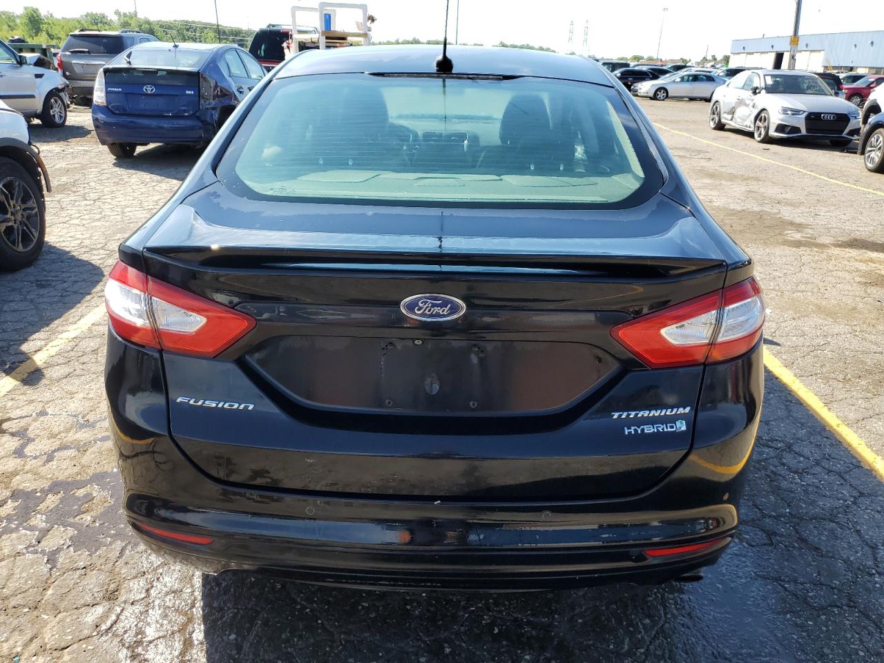 2016 Ford Fusion Titanium Hev VIN: 3FA6P0RU8GR267608 Lot: 61243654