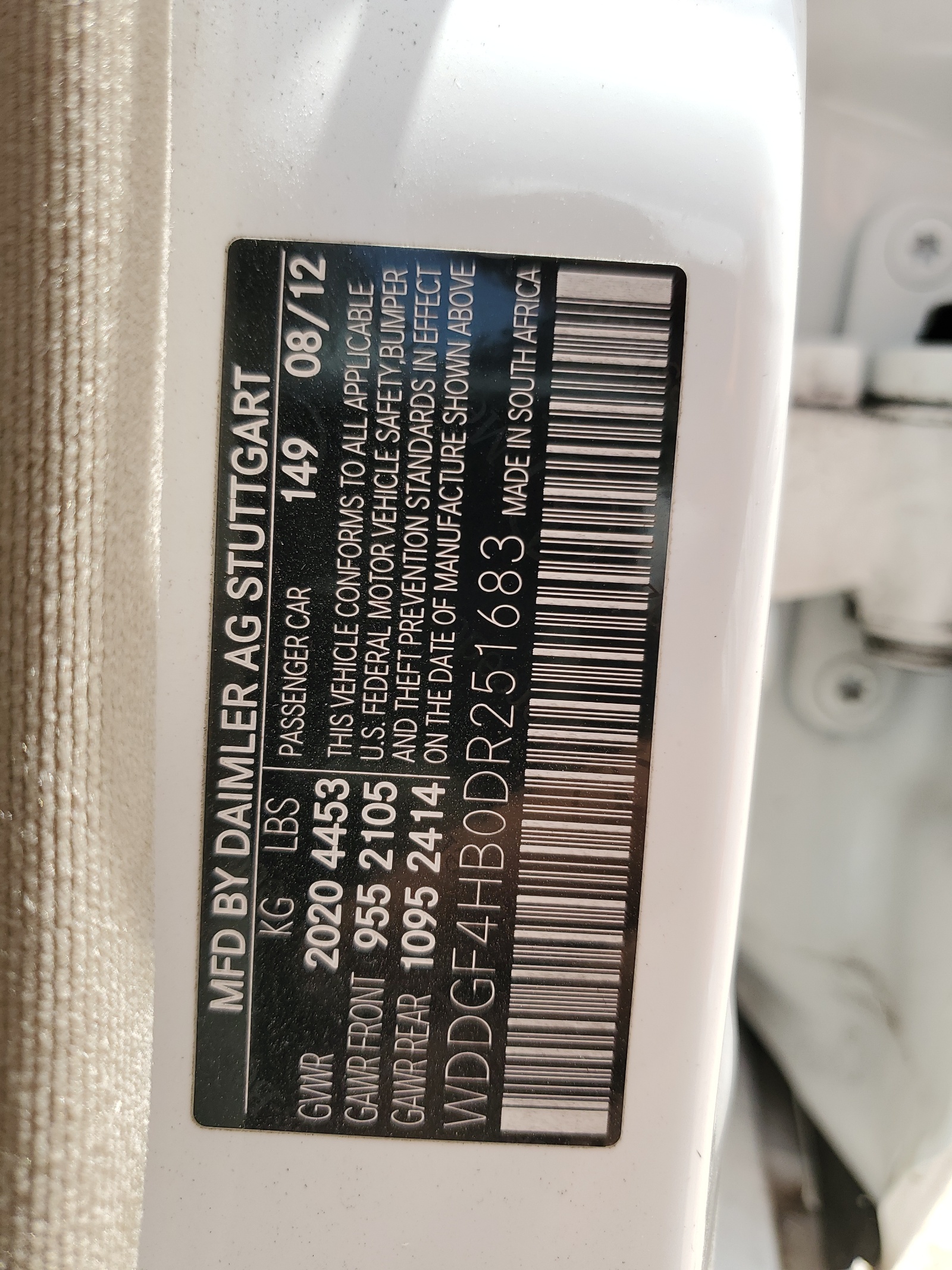 WDDGF4HB0DR251683 2013 Mercedes-Benz C 250