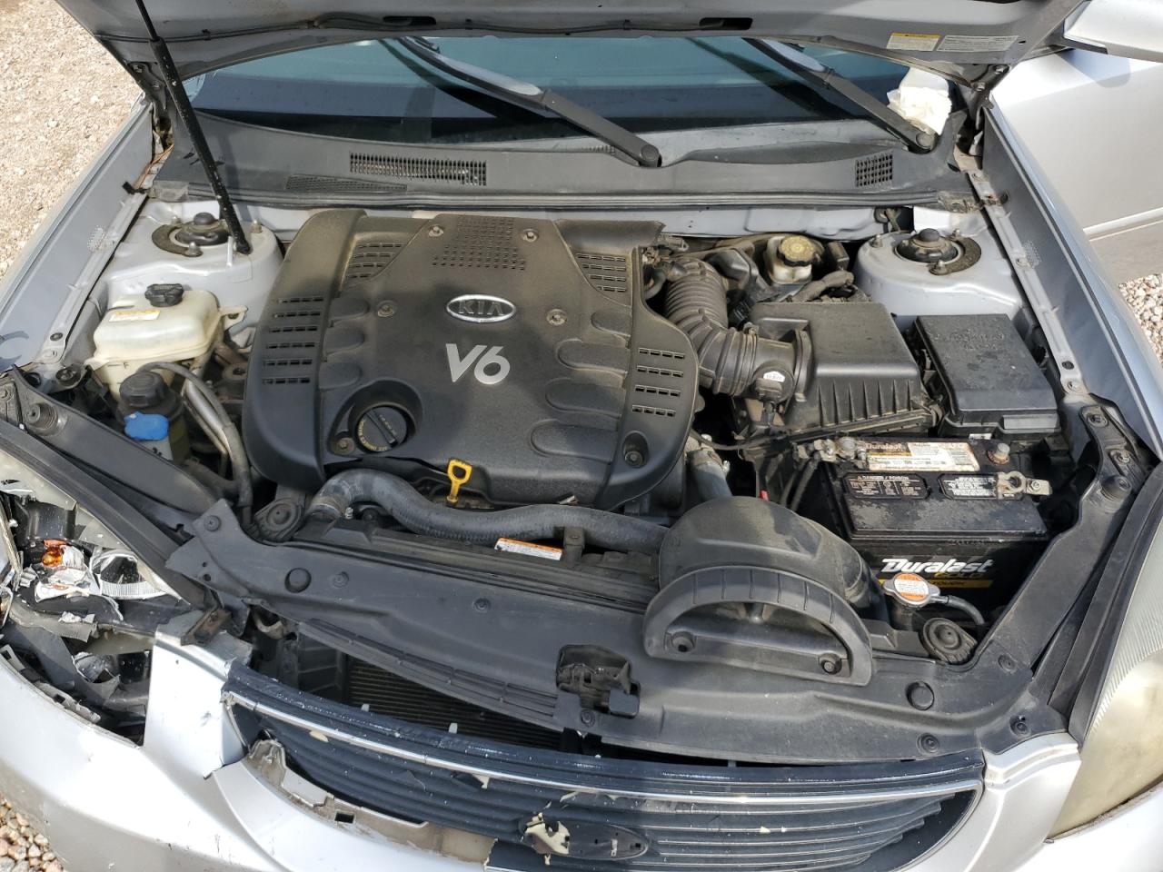 2007 Kia Optima Lx VIN: KNAGE124475093928 Lot: 61705514