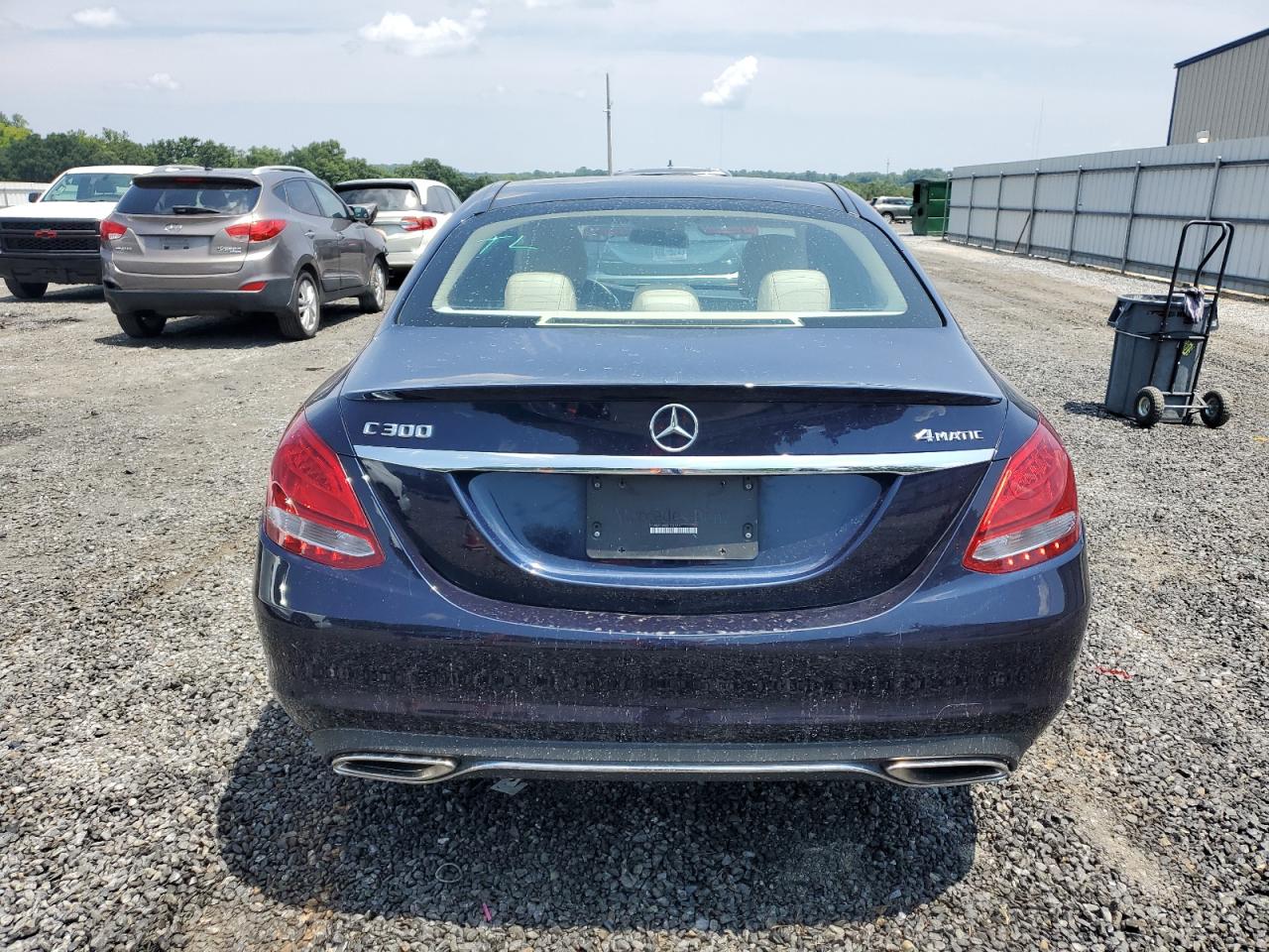 2016 Mercedes-Benz C 300 4Matic VIN: 55SWF4KBXGU145717 Lot: 63171414