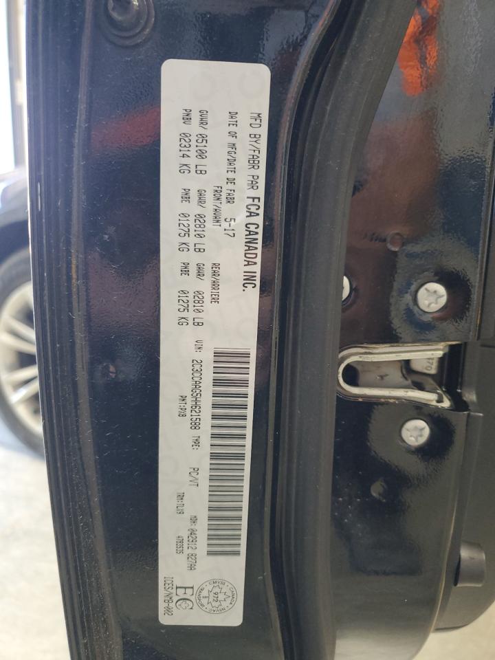 2017 Chrysler 300 Limited VIN: 2C3CCAAG5HH621588 Lot: 61732554