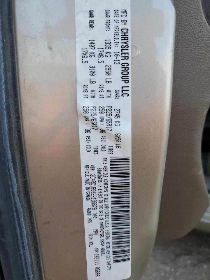 2014 Chrysler Town & Country Touring VIN: 2C4RC1BG0ER198879 Lot: 63312004