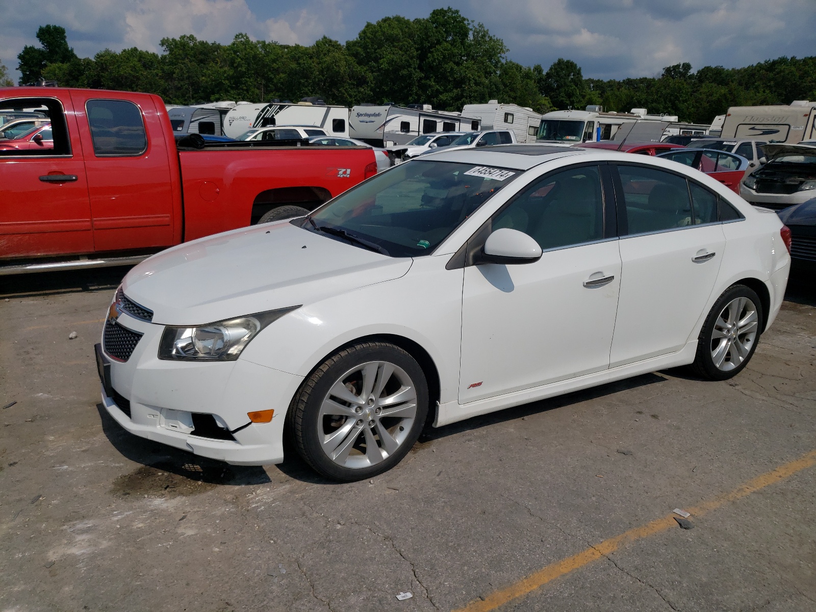 2014 Chevrolet Cruze Ltz vin: 1G1PG5SB1E7150941