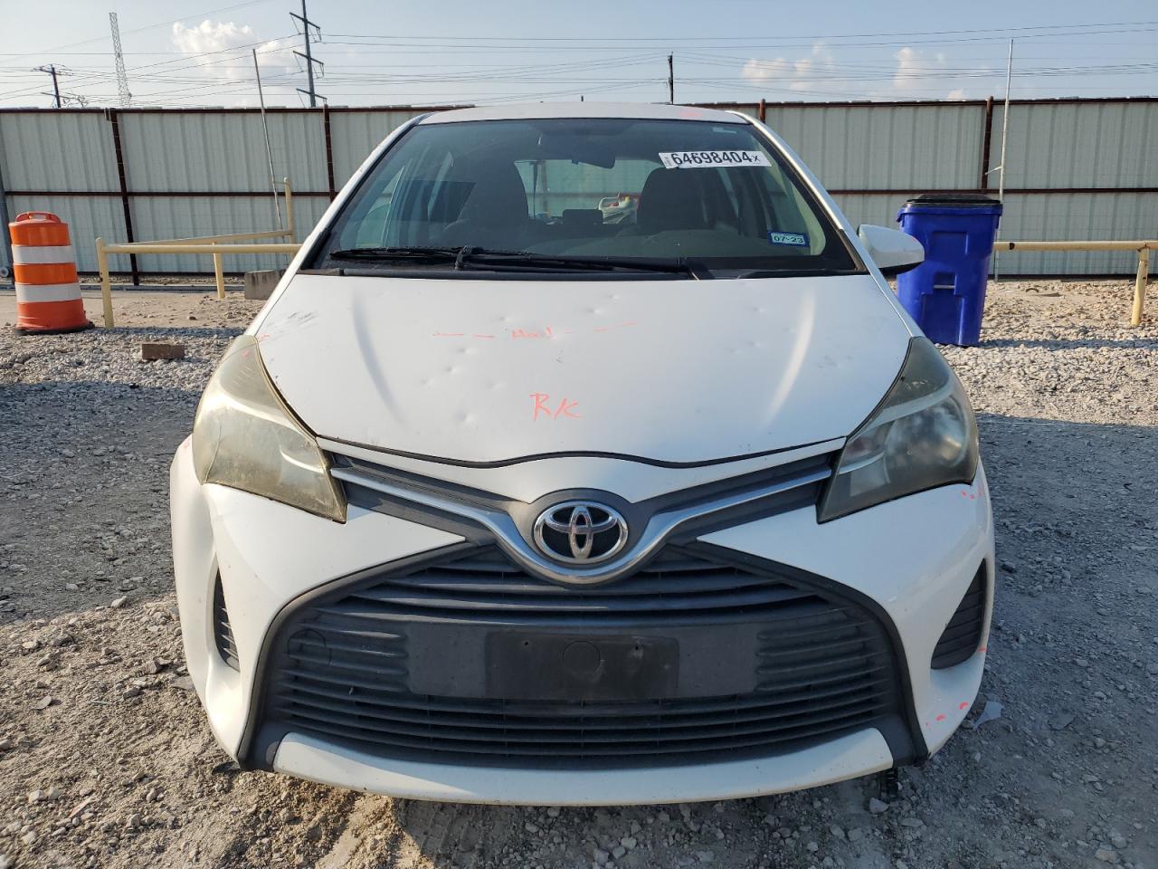 2015 Toyota Yaris VIN: VNKKTUD39FA038459 Lot: 64698404