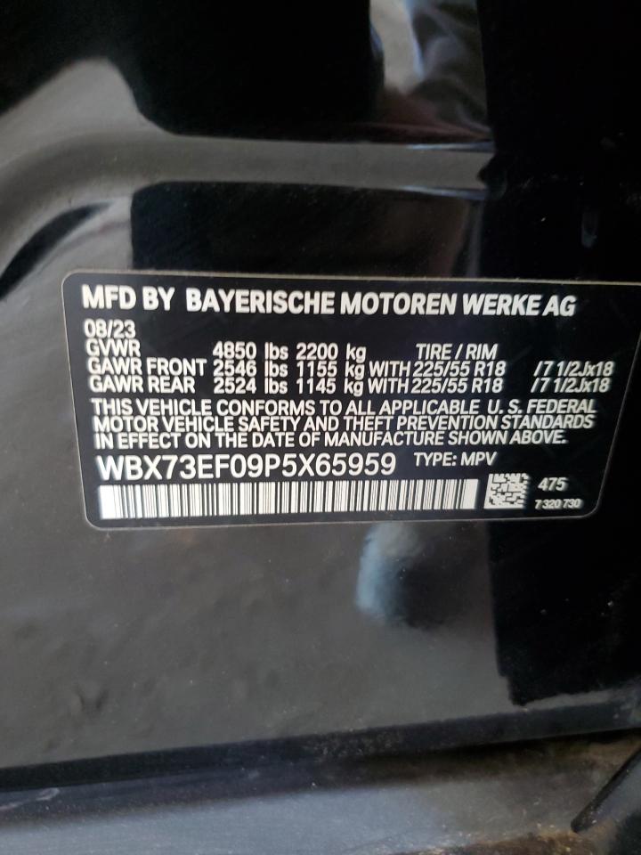 2023 BMW X1 xDrive28I VIN: WBX73EF09P5X65959 Lot: 64224624