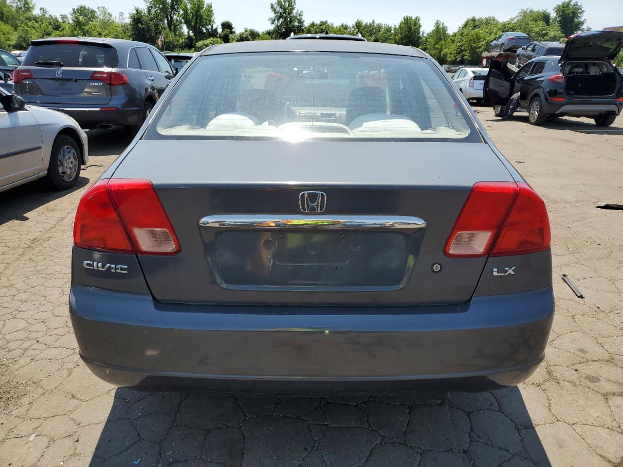 2002 Honda Civic Lx VIN: 2HGES16562H600062 Lot: 61866134