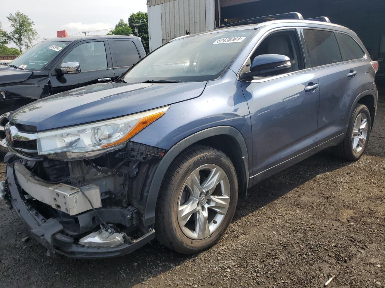 2015 Toyota Highlander Limited VIN: 5TDDKRFH3FS077772 Lot: 62438084