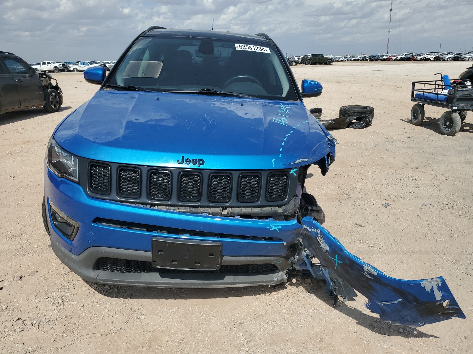 3C4NJCBB5KT649253 2019 Jeep Compass Latitude