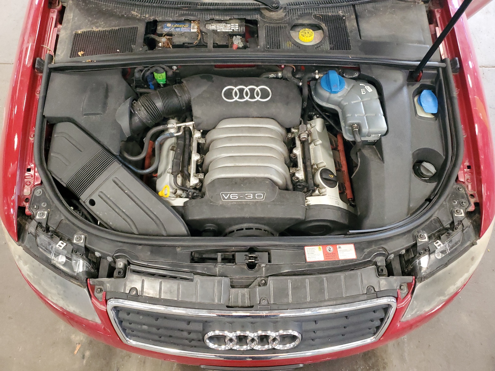 WAUAT48H63K026024 2003 Audi A4 3.0 Cabriolet