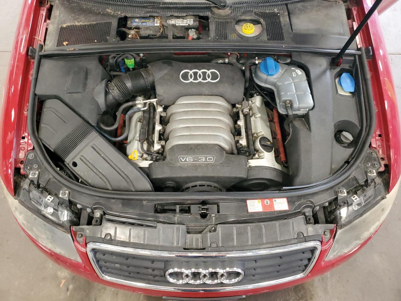 2003 Audi A4 3.0 Cabriolet VIN: WAUAT48H63K026024 Lot: 65016124