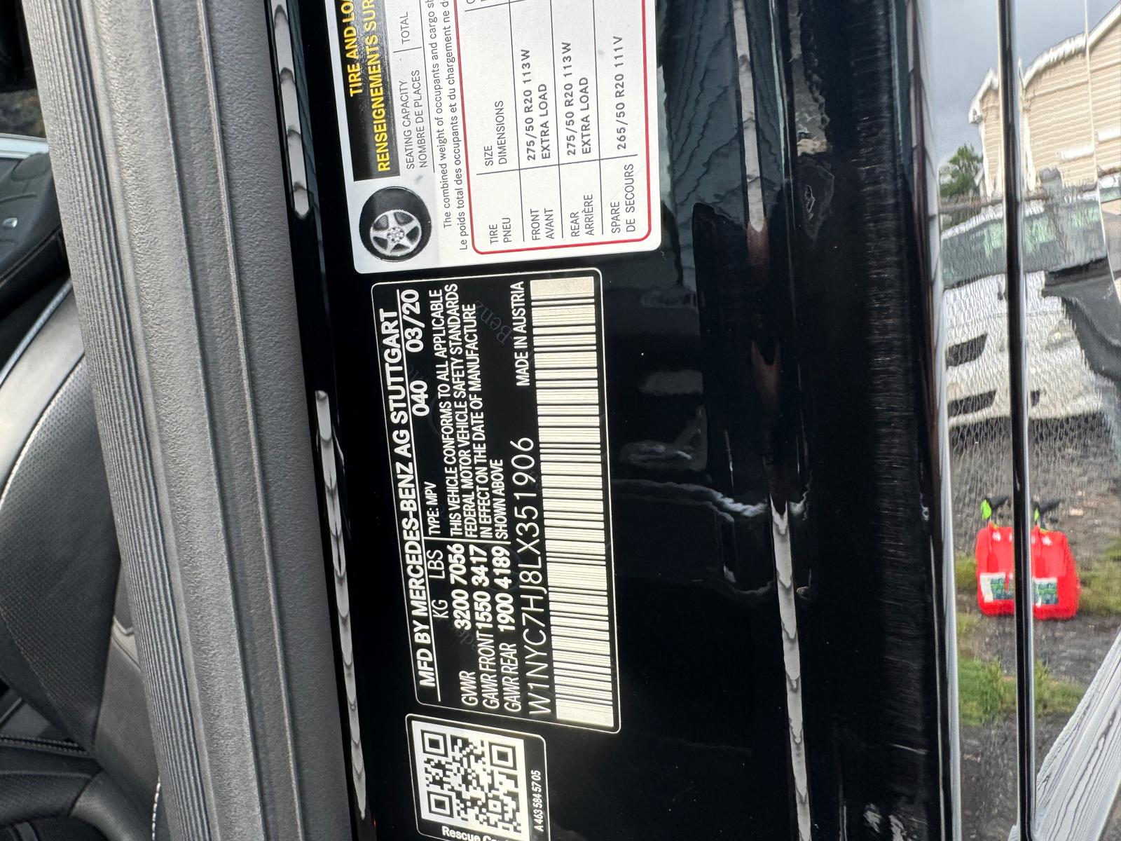 W1NYC7HJ8LX351906 2020 Mercedes-Benz G 63 Amg