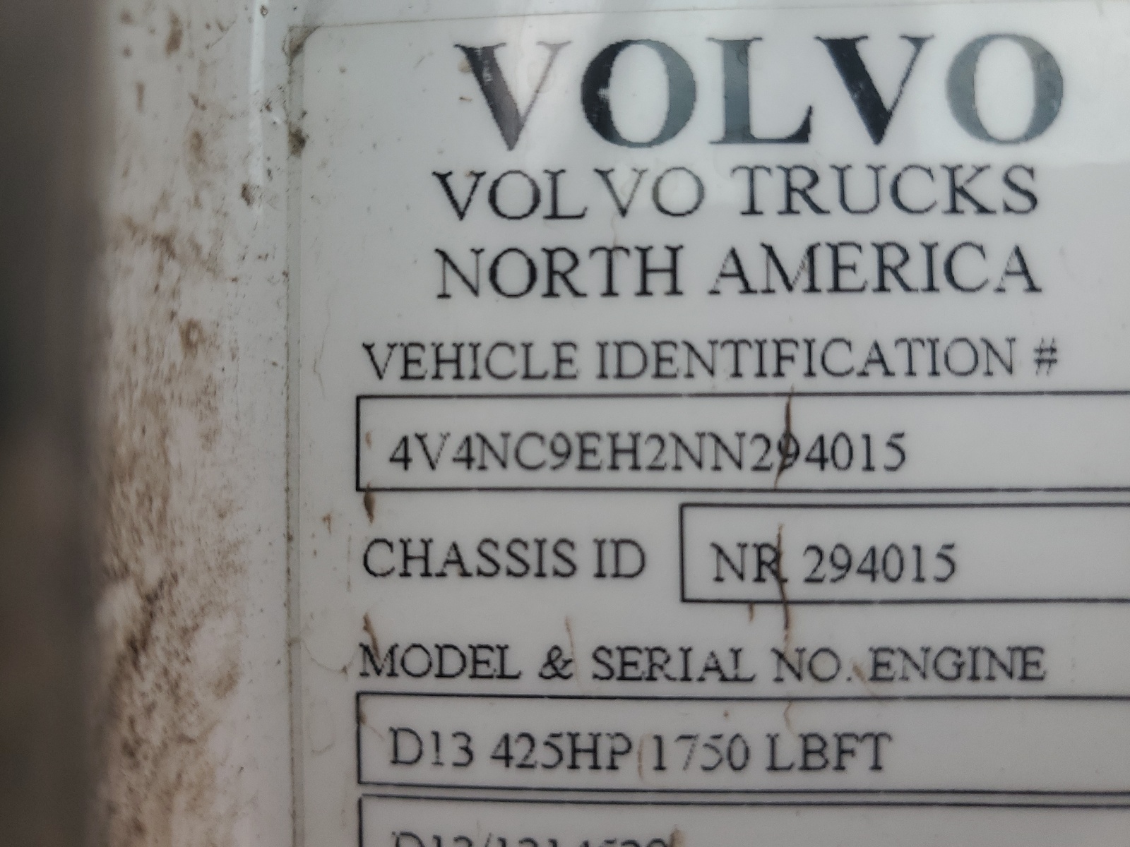 4V4NC9EH2NN294015 2022 Volvo Vn Vnl