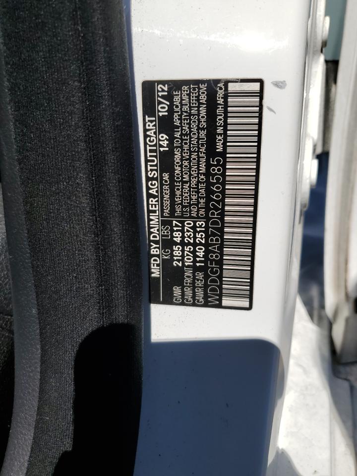 2013 Mercedes-Benz C 300 4Matic VIN: WDDGF8AB7DR266585 Lot: 62427344