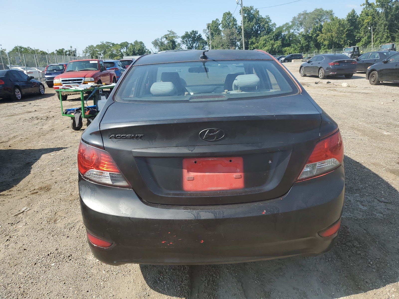 2013 Hyundai Accent Gls vin: KMHCT4AE2DU491073