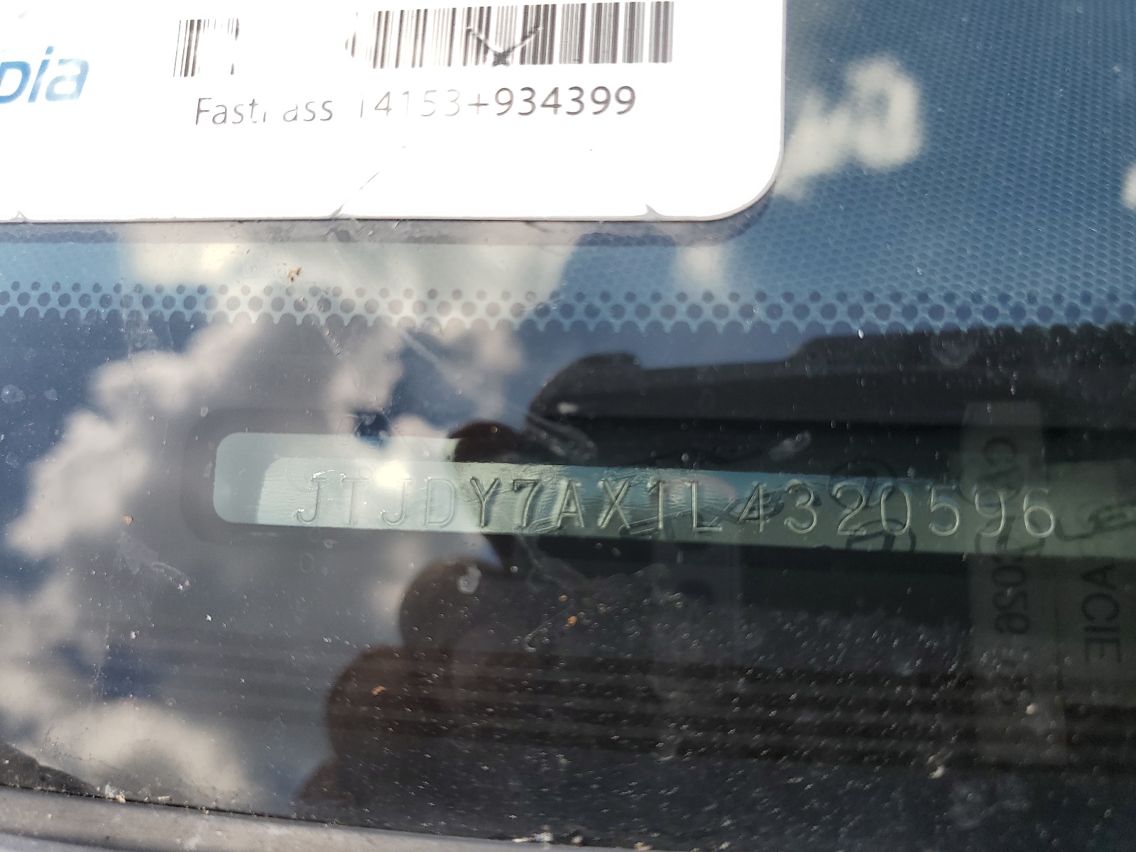 JTJDY7AX1L4320596 2020 Lexus Lx 570