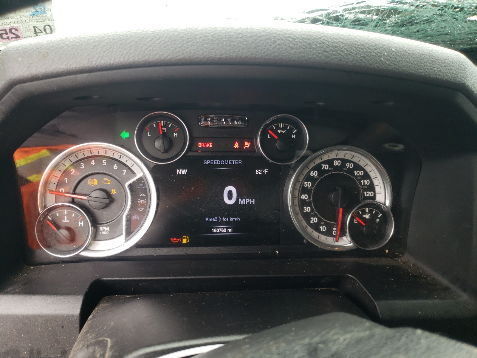 1C6RR6LT0GS238586 2016 Ram 1500 Slt