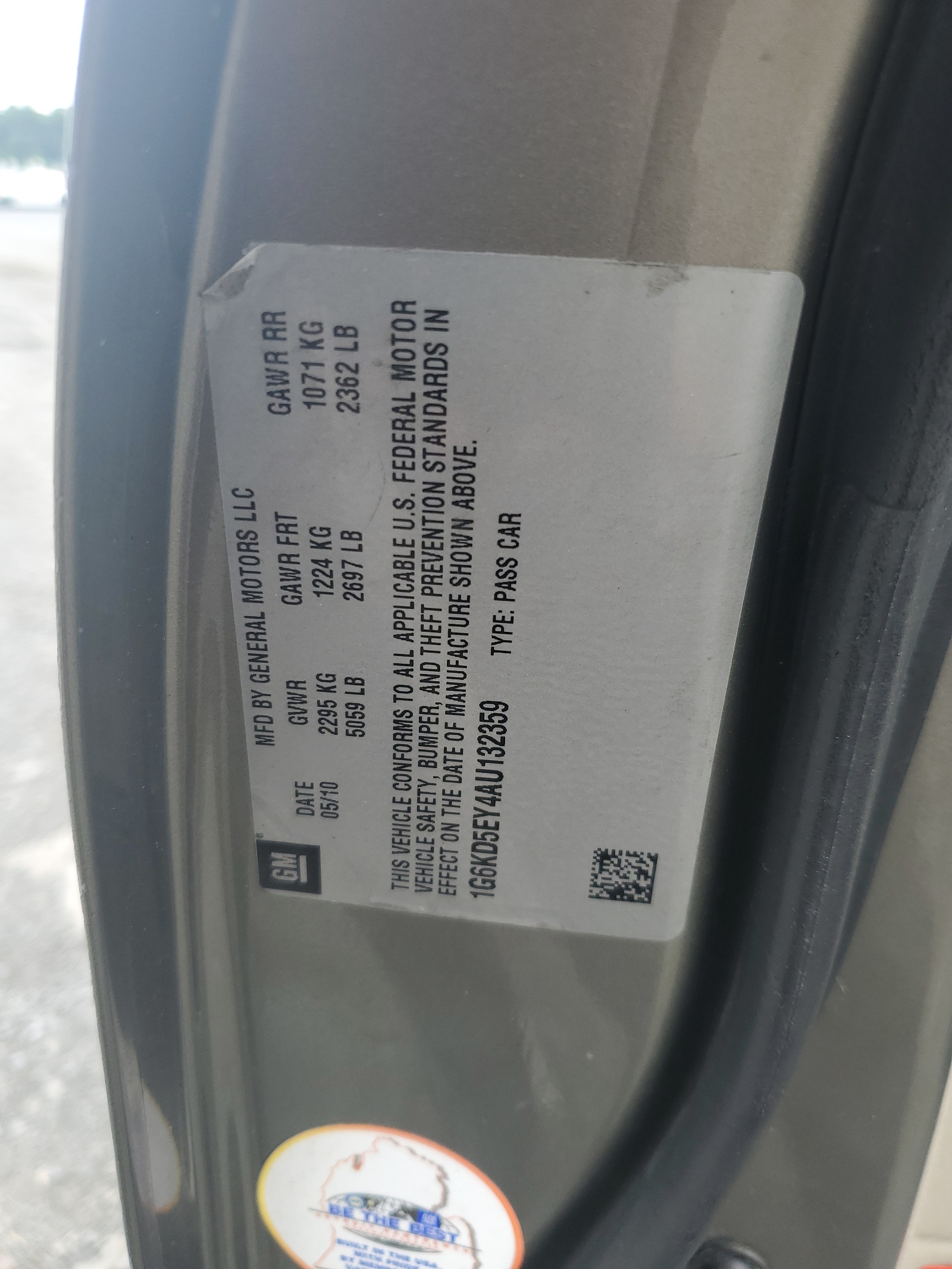 1G6KD5EY4AU132359 2010 Cadillac Dts Luxury Collection