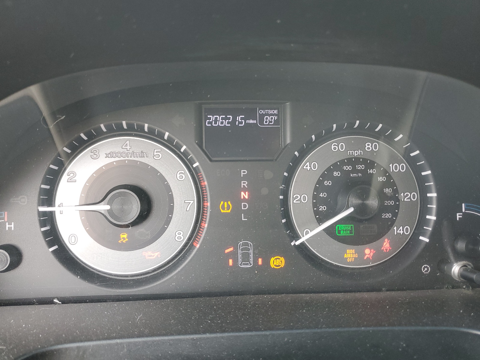 5FNRL5H65CB084858 2012 Honda Odyssey Exl