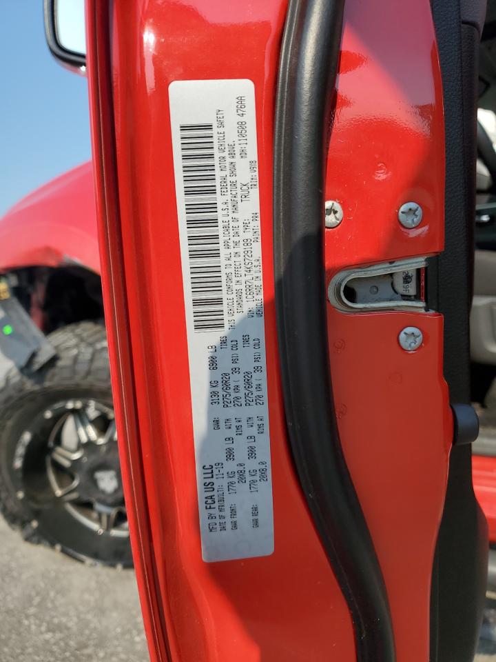 2019 Ram 1500 Classic Slt VIN: 1C6RR7LT4KS729189 Lot: 63360864