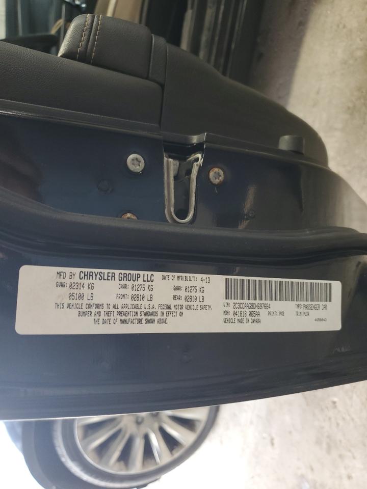 2013 Chrysler 300 VIN: 2C3CCAAG9DH697664 Lot: 62811784