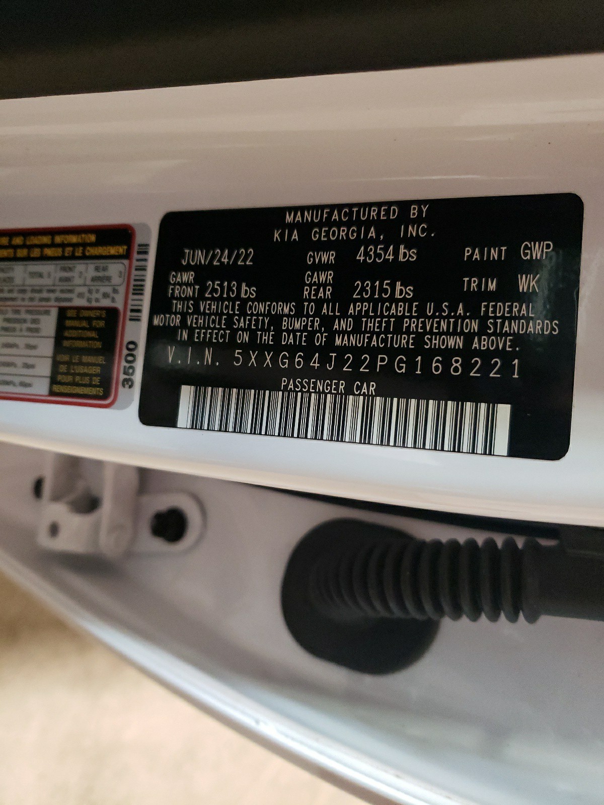 5XXG64J22PG168221 2023 Kia K5 Gt Line