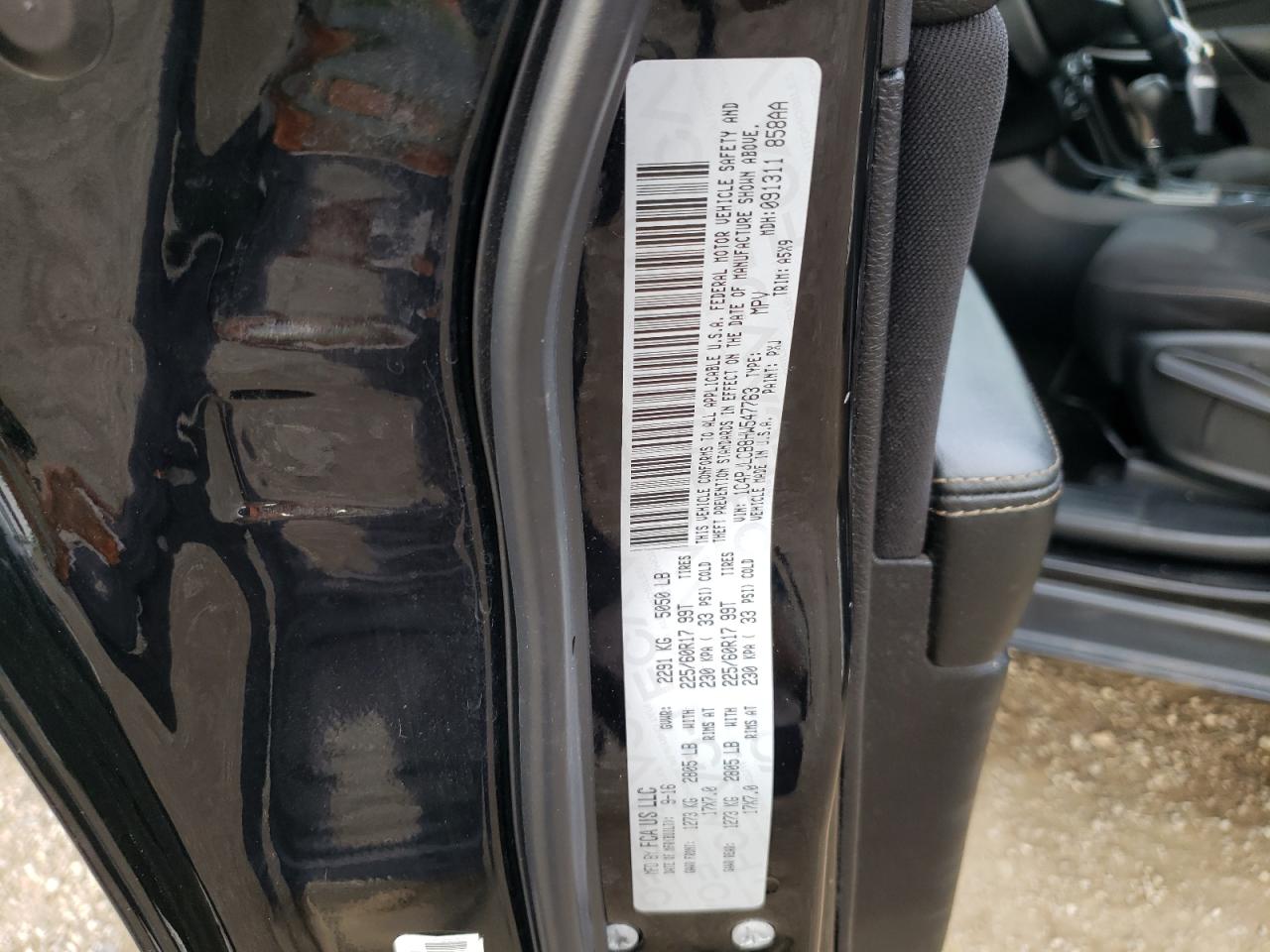 2017 Jeep Cherokee Latitude VIN: 1C4PJLCB8HW547763 Lot: 63023094