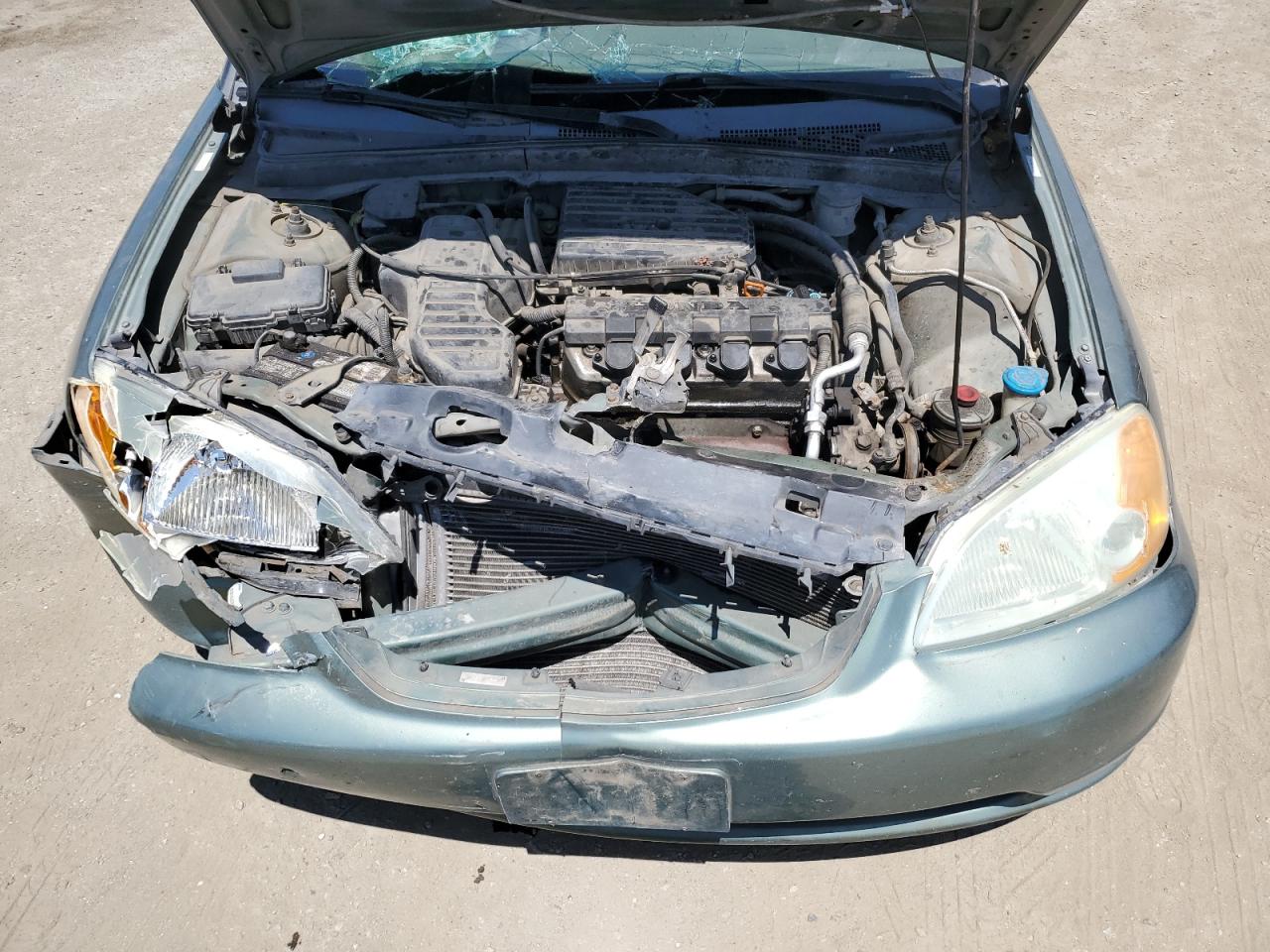 2003 Honda Civic Lx VIN: 2HGES165X3H568587 Lot: 63269244