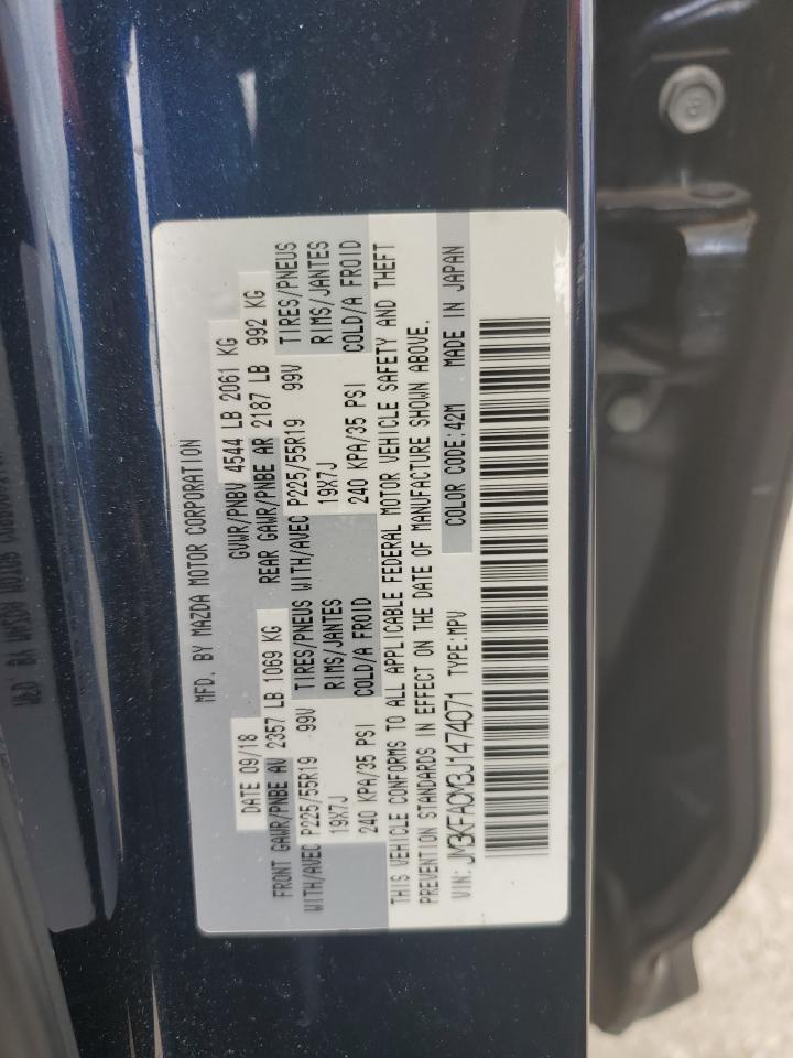 2018 Mazda Cx-5 Touring VIN: JM3KFACM3J1474071 Lot: 62859144