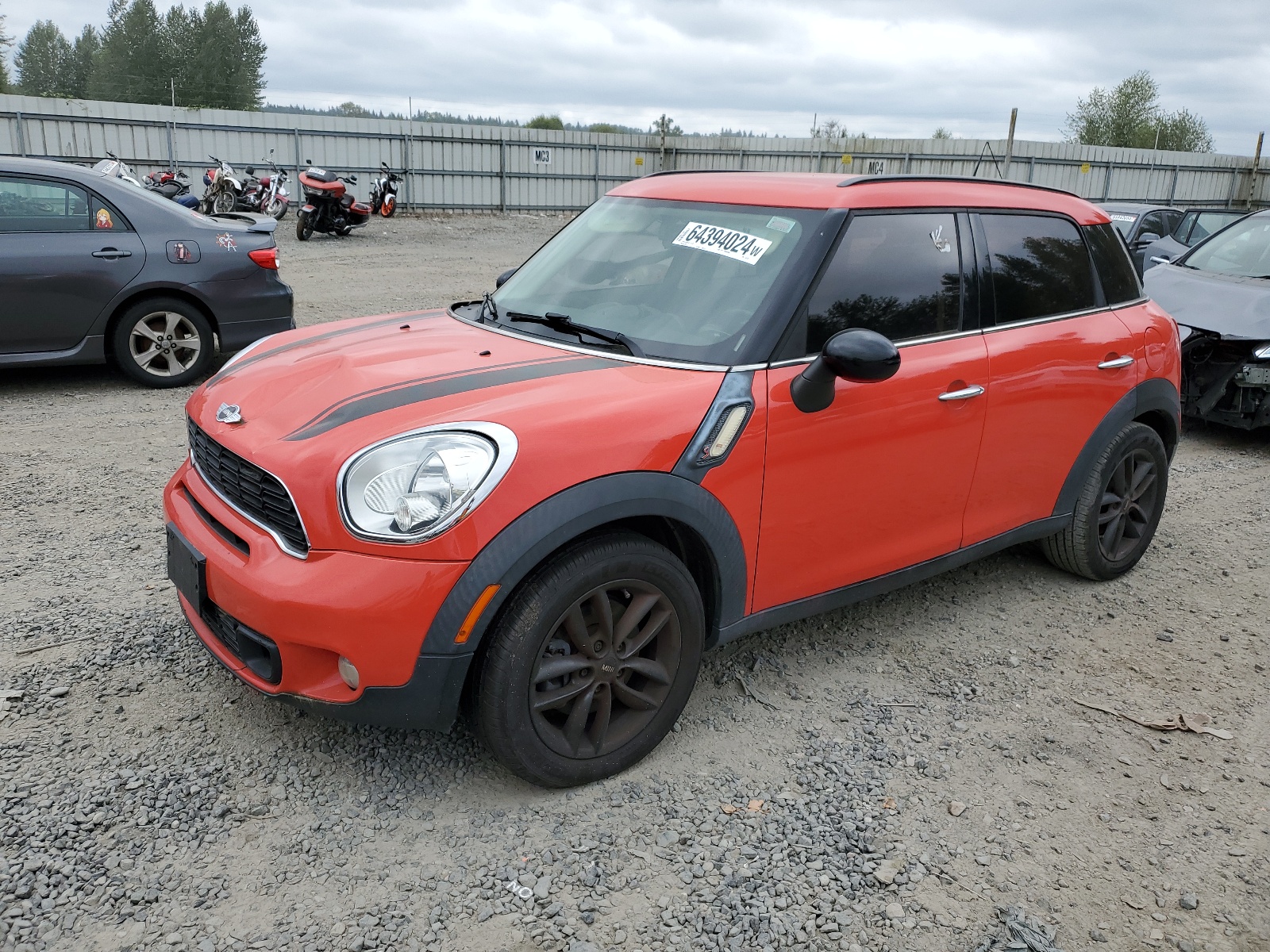 2012 Mini Cooper S Countryman vin: WMWZC3C51CWL82707