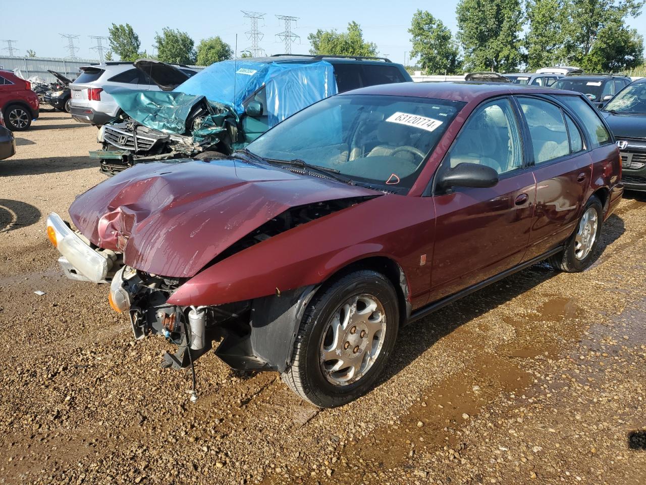 2001 Saturn Sw2 VIN: 1G8ZN82701Z241419 Lot: 63120774