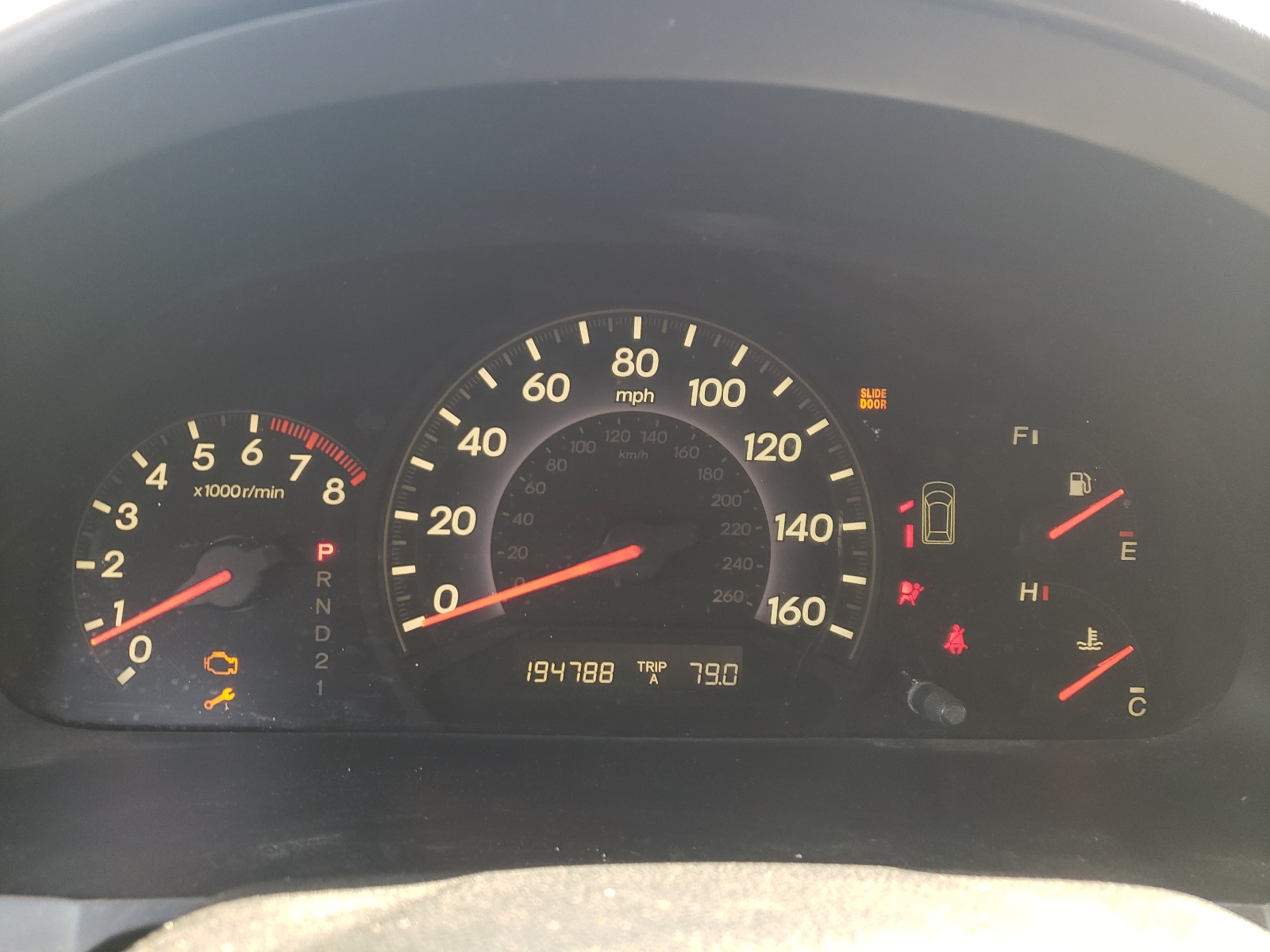 5FNRL38705B121671 2005 Honda Odyssey Exl