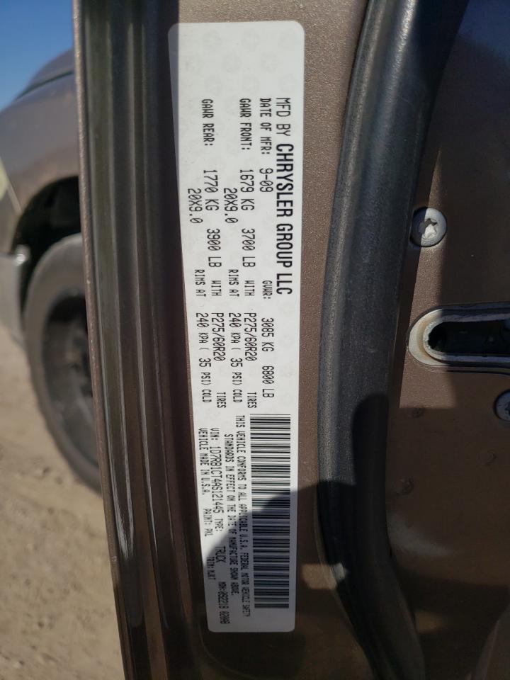 1D7RB1CT4AS121445 2010 Dodge Ram 1500