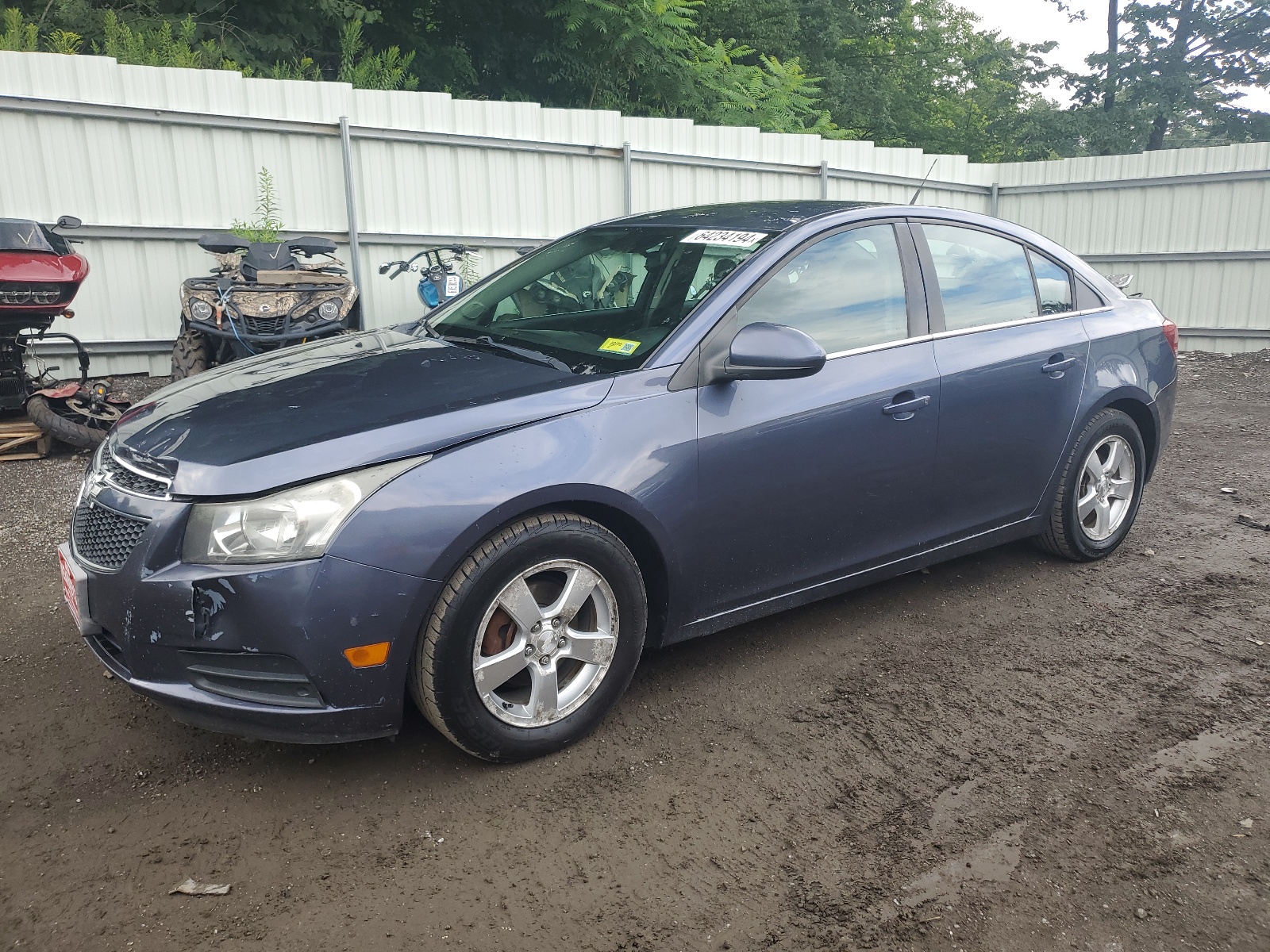 2013 Chevrolet Cruze Lt vin: 1G1PC5SB4D7274387