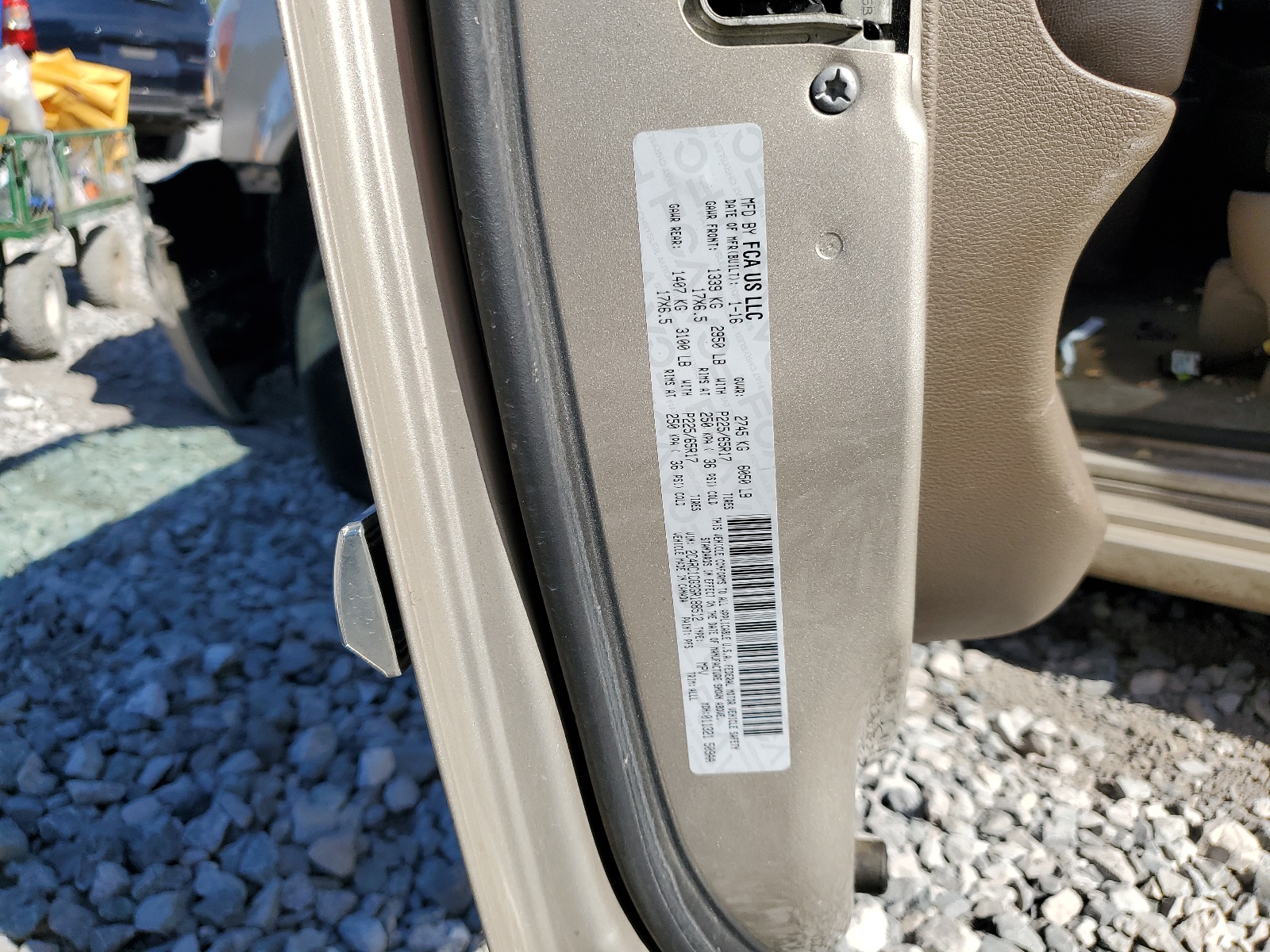 2C4RC1CG3GR188512 2016 Chrysler Town & Country Touring L