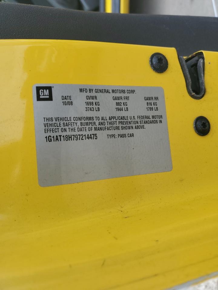 2009 Chevrolet Cobalt Lt VIN: 1G1AT18H797214475 Lot: 64013594