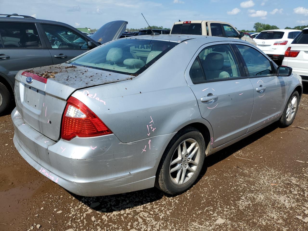 2011 Ford Fusion S VIN: 3FAHP0GA0BR316651 Lot: 62556324