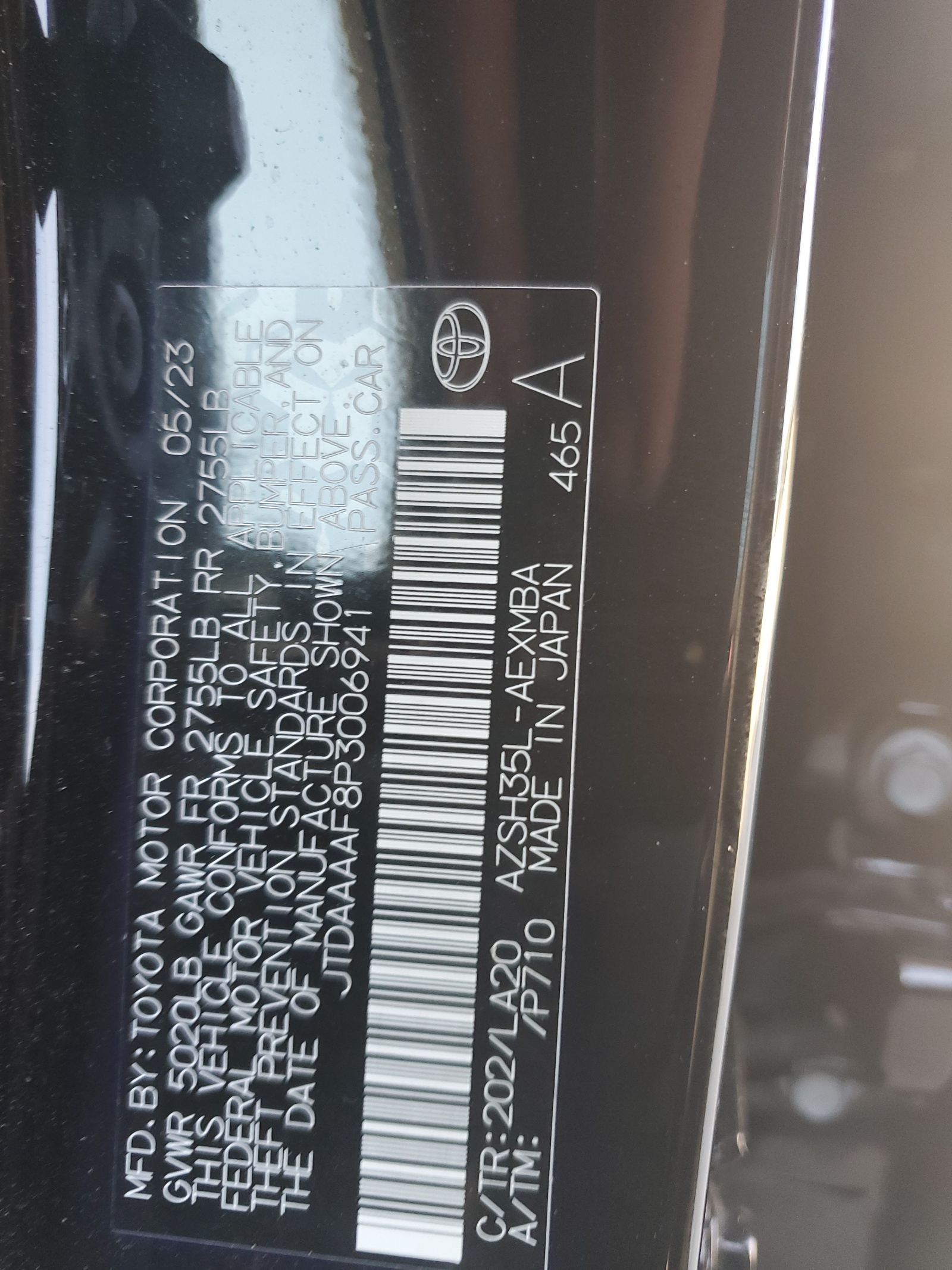 JTDAAAAF8P3006941 2023 Toyota Crown Xle