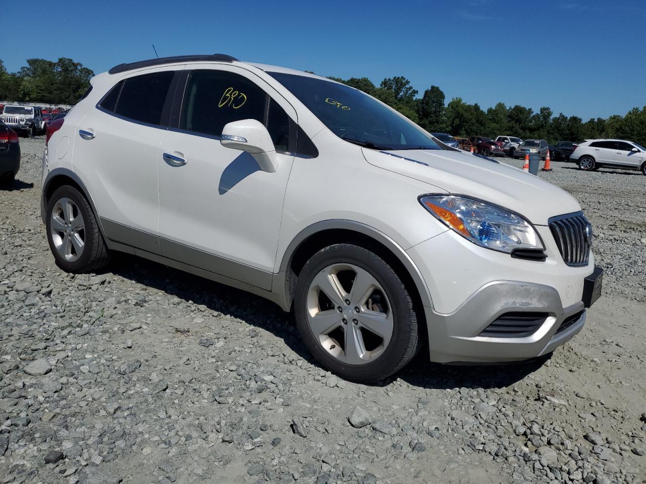 2015 BUICK ENCORE with REAR END damage, VIN KL4CJASB7FB055308