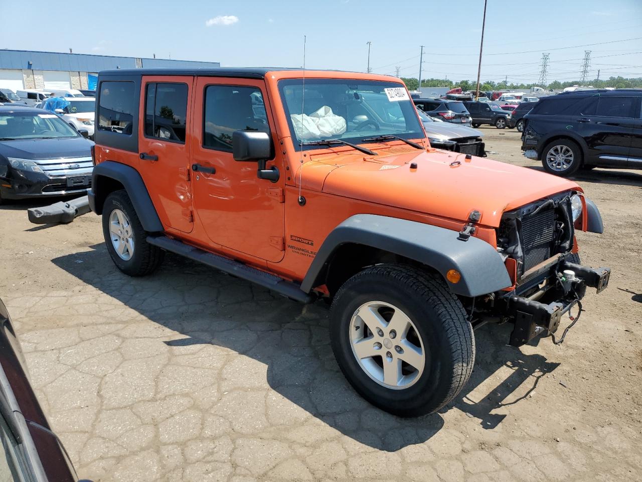 2015 Jeep Wrangler Unlimited Sport VIN: 1C4BJWDG0FL644444 Lot: 62749004