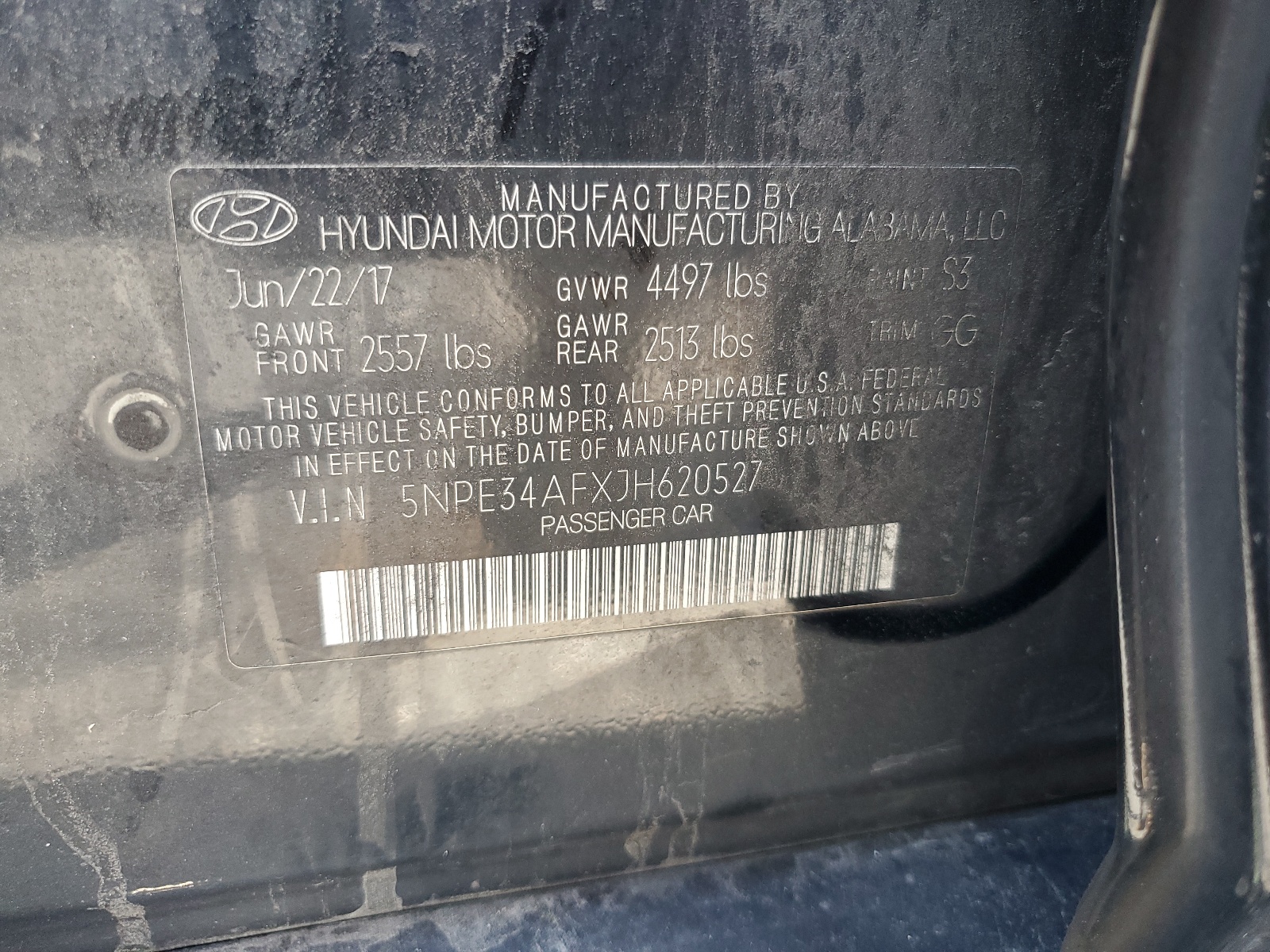 5NPE34AFXJH620527 2018 Hyundai Sonata Sport