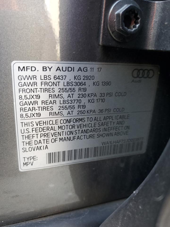 WA1LHAF72JD023977 2018 AUDI Q7 - Image 14