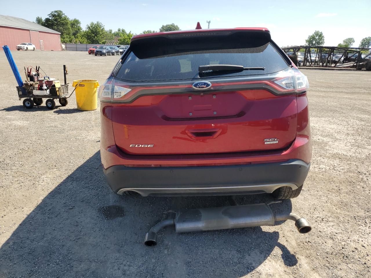 2018 Ford Edge Sel VIN: 2FMPK3J92JBB08591 Lot: 63436694