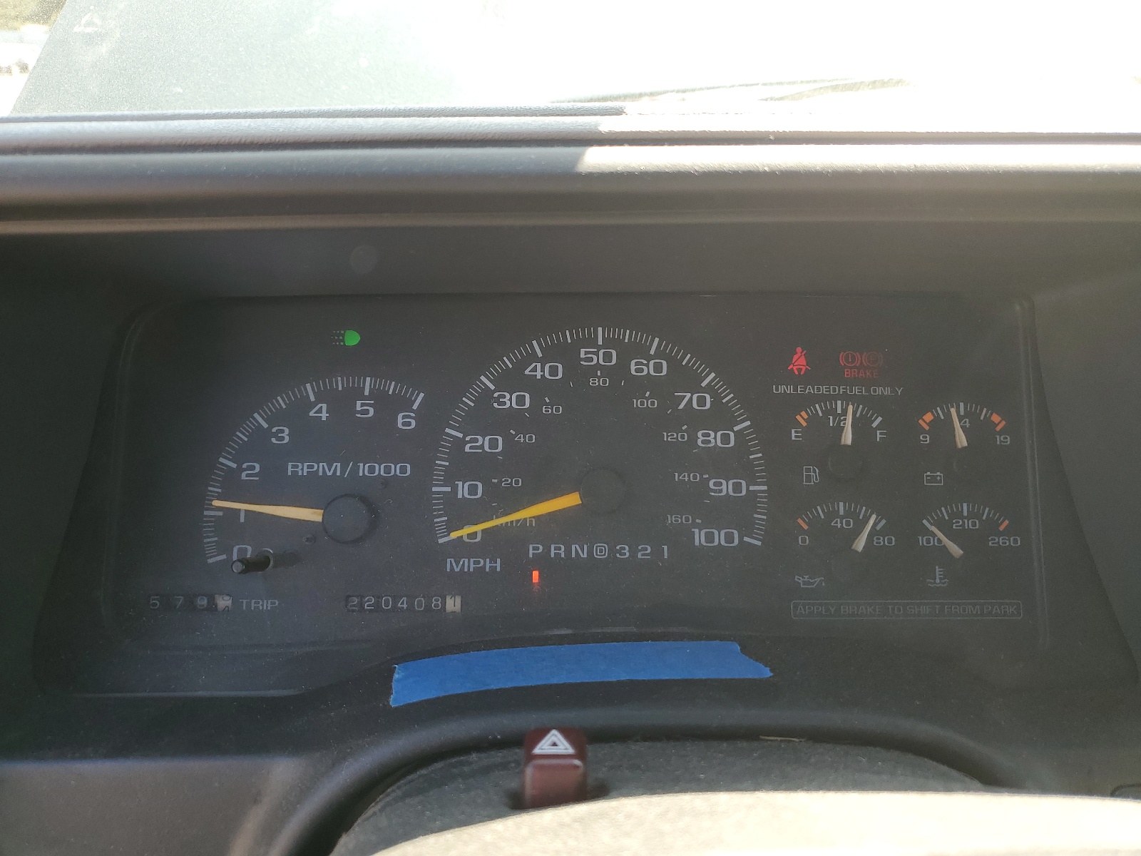 1GCGK29J9VE100625 1997 Chevrolet Gmt-400 K2500