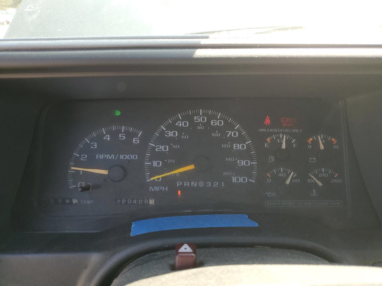 1997 Chevrolet Gmt-400 K2500 VIN: 1GCGK29J9VE100625 Lot: 63732464