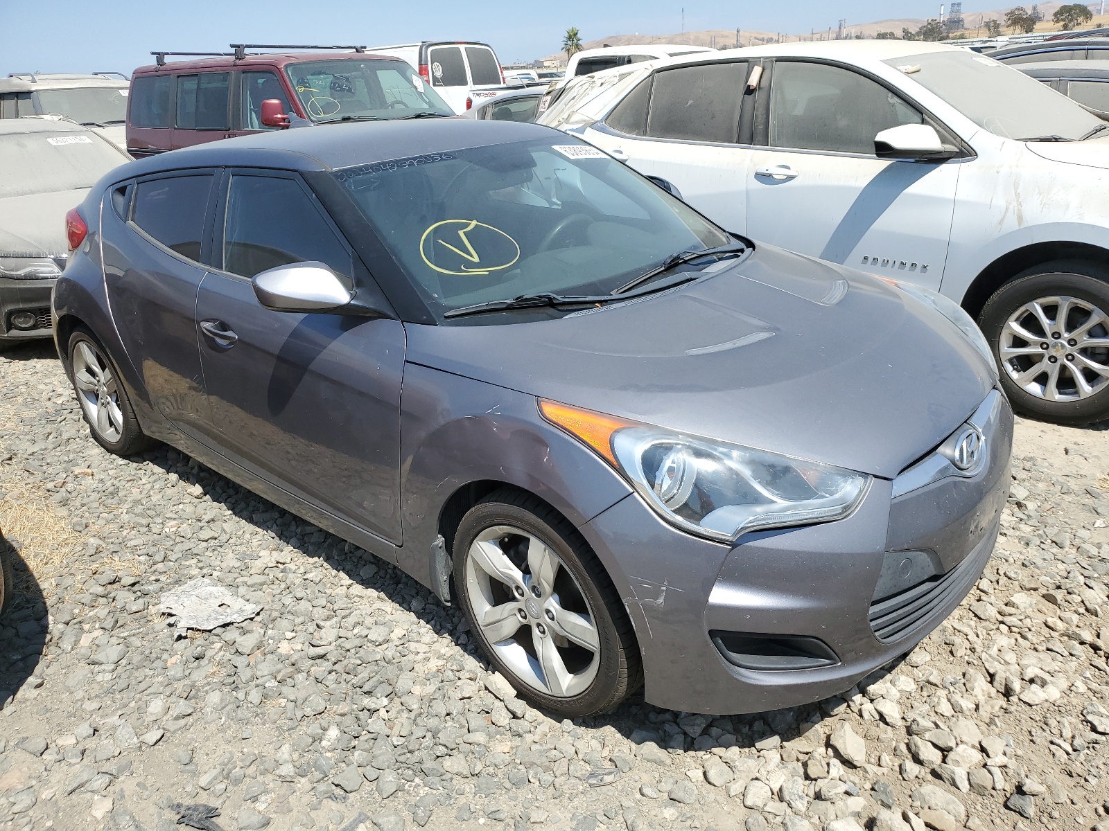 2012 Hyundai Veloster vin: KMHTC6AD4CU066570