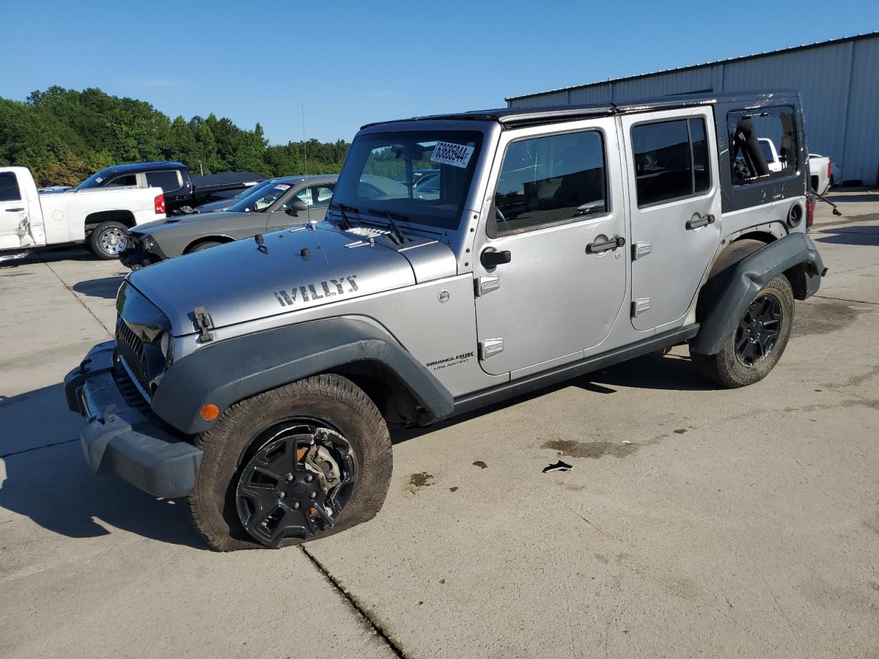 2015 Jeep Wrangler Unlimited Sport VIN: 1C4BJWDG3FL543804 Lot: 63685944